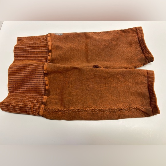 Free People Movement Bike Shorts NEW Women XS/S Good Karma High Rise Amber - Picture 14 of 16